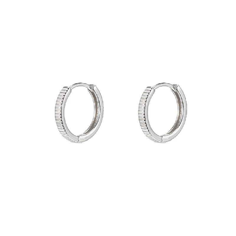 Geometric Drop Earrings for Trend -Midi Hoop Earrings