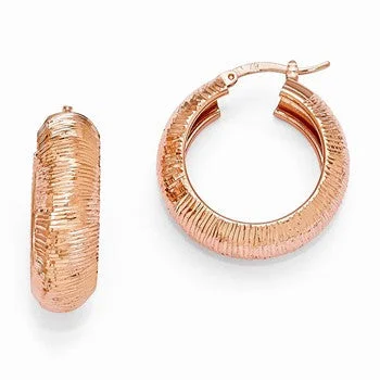 Drop Earrings for Casual Outfit -Sterling Silver Radiant Essence Rose-tone Flash 24k Plated Earrings