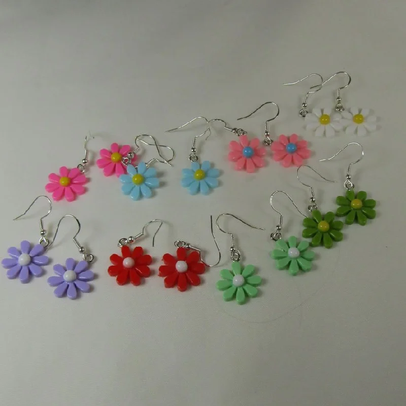 Minimalist Drop Earrings with Simplicity -Cute Spring Flower Earrings