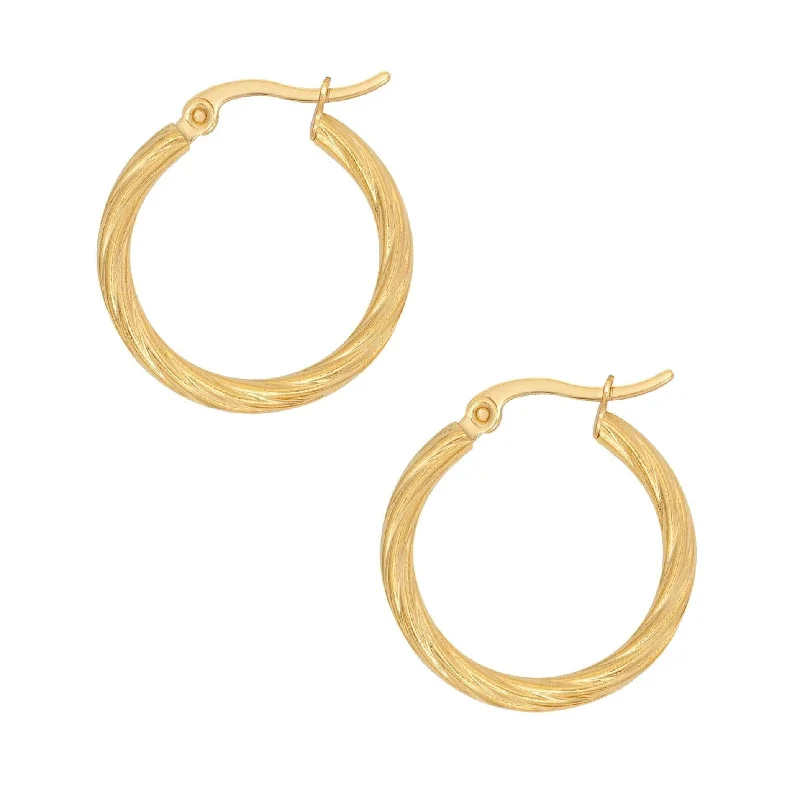 Drop Earrings for Anniversary -Brielle Hoop Earrings