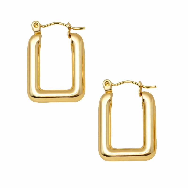 Drop Earrings for Everyday Glamour -Silhouette Hoop Earrings