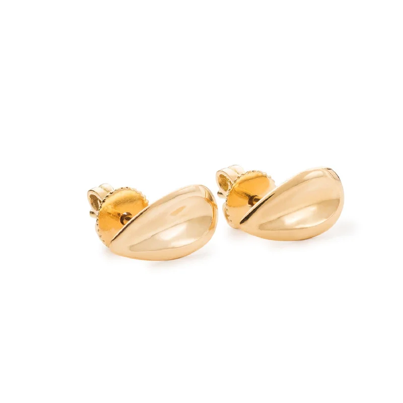 Best hoop earrings with floral designs for a feminine and delicate look-Seeds 01 18K Gold Earrings