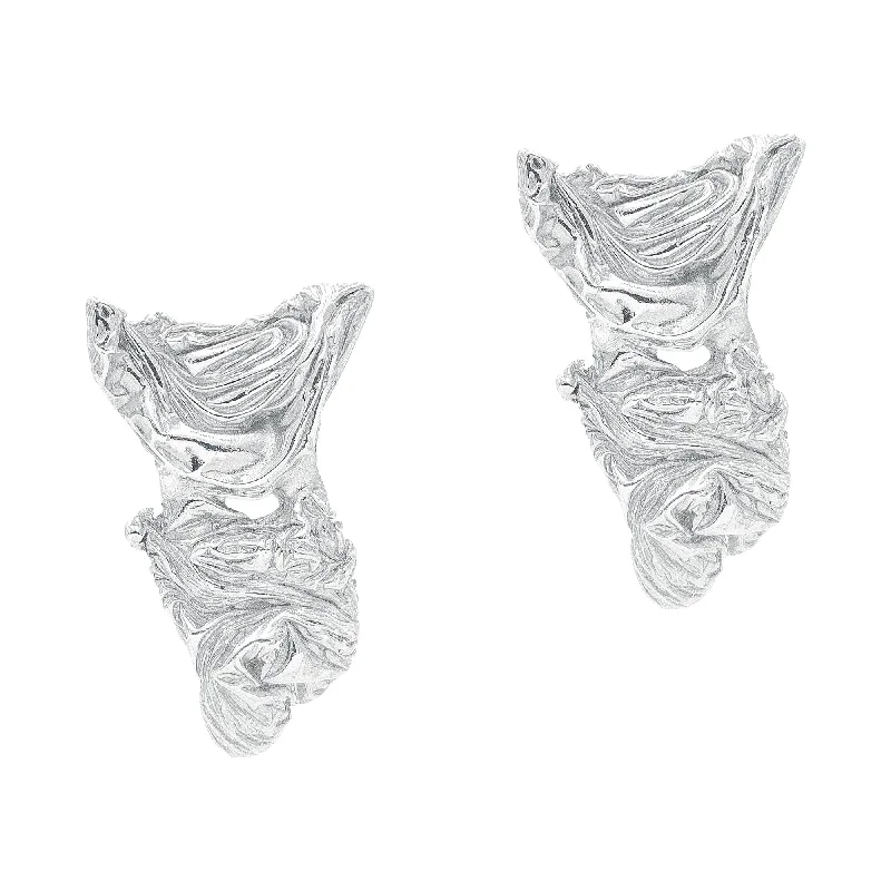 Best hoop earrings with infinity designs for a timeless and meaningful symbol-The Caryatides Silver Earrings