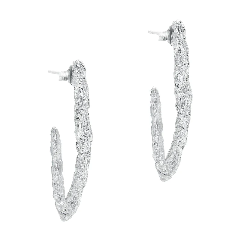 Best hoop earrings with vintage coins for a retro, antique-inspired style-The Iro Silver Earrings