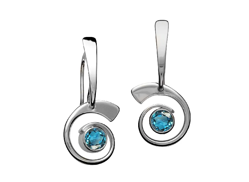 Best hoop earrings with delicate chain details for a trendy and stylish design-Nautilus Earrings