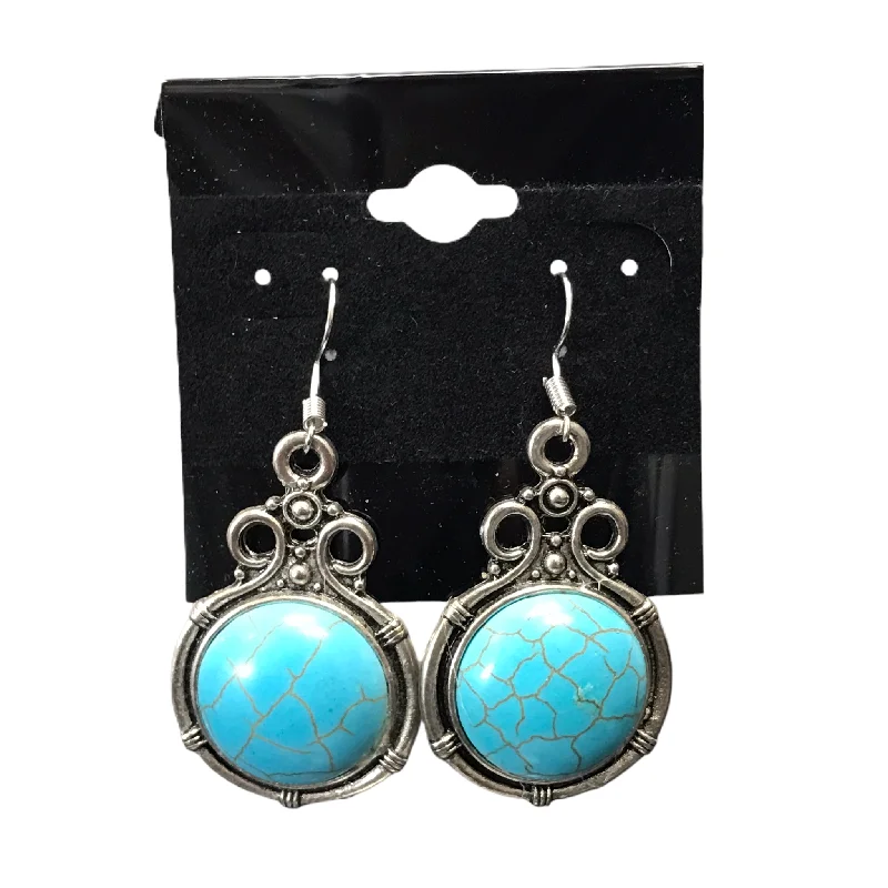 Hoop earrings with polished silver finish for a shiny, modern appeal-Earrings Dangle/drop By