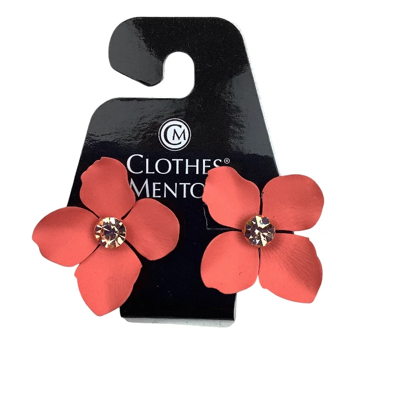 Hoop earrings with leather accents for a sleek and bold combination-Earrings Dangle/drop By Cmc