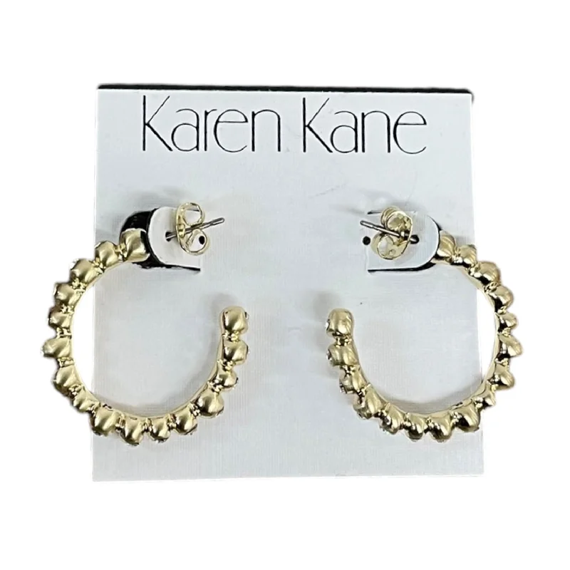 Best hoop earrings with gold for a luxurious and timeless look-Earrings Hoop By Karen Kane