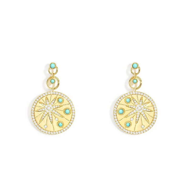 Best hoop earrings with gold-plated finishes for an affordable luxury vibe-Embellished Météorites Earrings