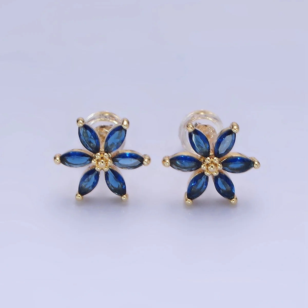 Best hoop earrings with tribal designs for a cultural and exotic aesthetic-Marquise Flower Studs