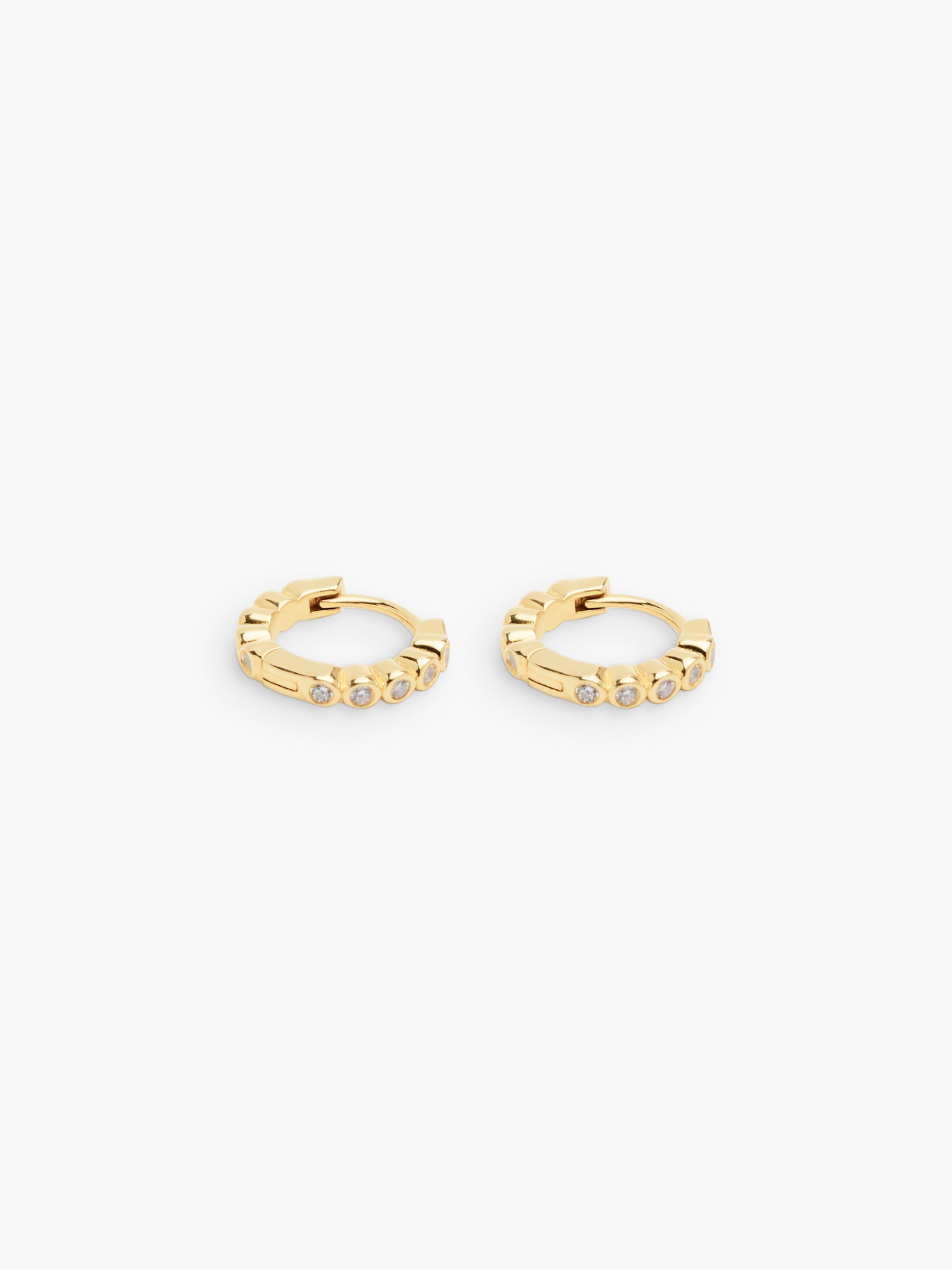 Hoop earrings with crescent moon shapes for a celestial and mystical appearance-Oda Mini Hoops