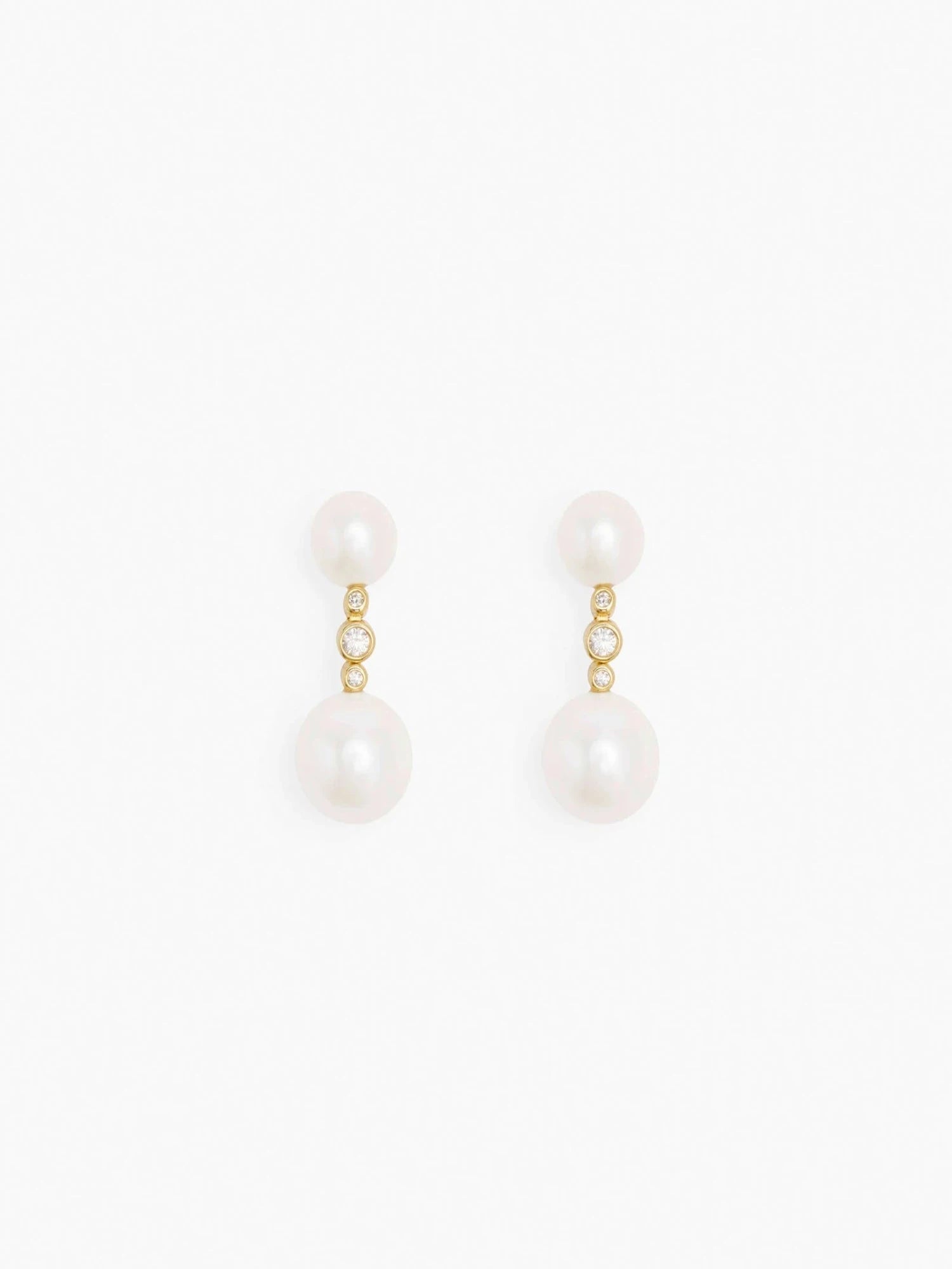 Best hoop earrings with gemstone accents for a colorful and elegant appearance-Odile Pearl Earrings