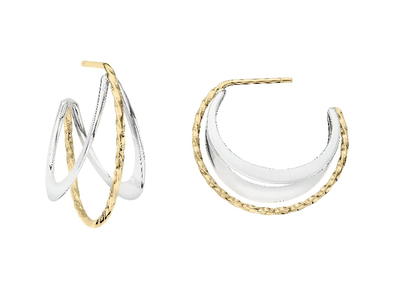 Best hoop earrings with Swarovski crystals for added sparkle and luxury-Twizzler Earrings