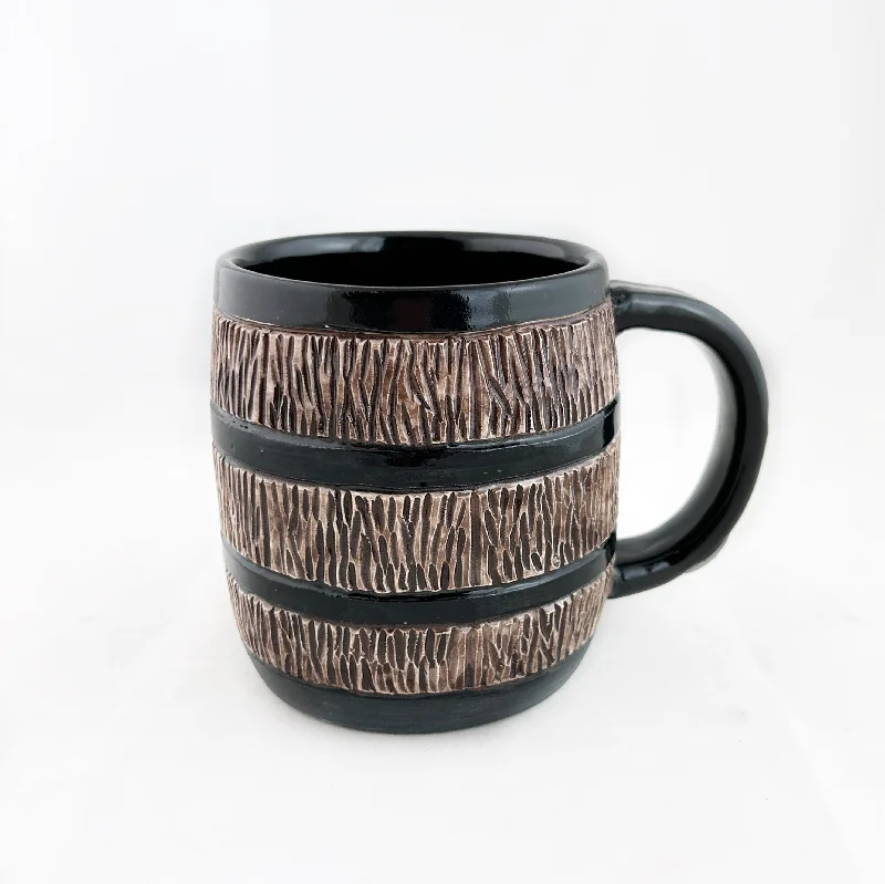 Necklaces and pendants with custom designs for a completely unique jewelry piece-Large Barrel Mug