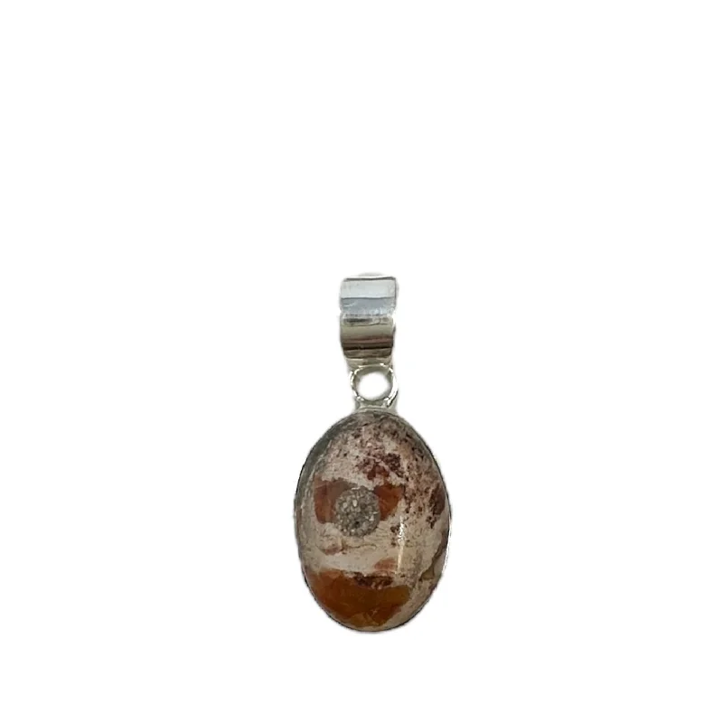 Beautiful necklaces and pendants with diamond-encrusted designs for maximum sparkle-Bumblebee Jasper & Sterling Silver Pendant Unknown Brand