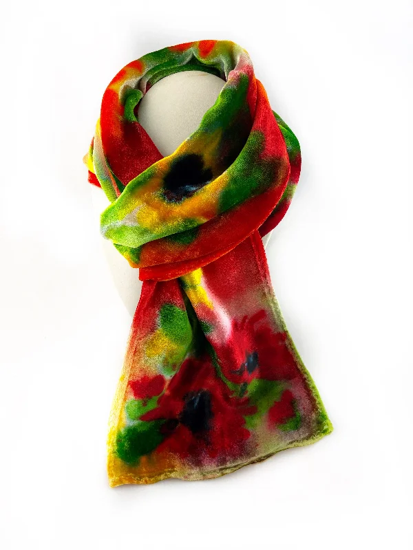 Best necklaces and pendants with intertwined designs for a symbol of unity-Gazania Dasies Velvet Scarf