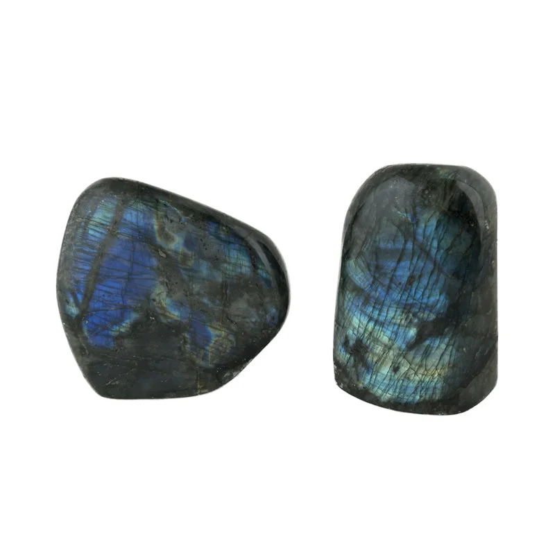 Necklaces and pendants with diamond pendants for a luxurious sparkling effect-Polished Labradorite Chunk