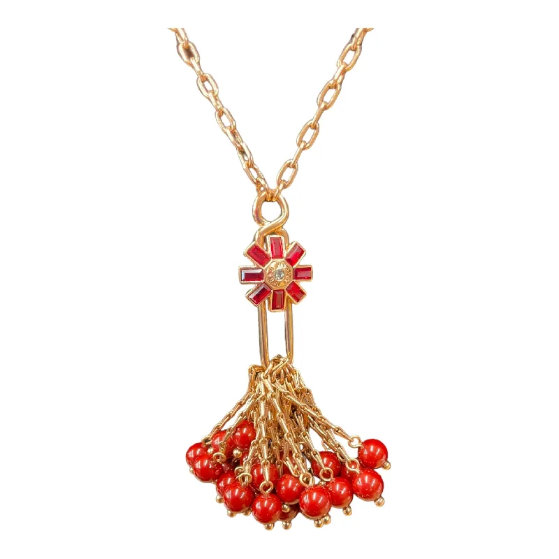 Beautiful necklaces and pendants with butterfly motifs for a whimsical style-Necklace Pendant Henri Bendel