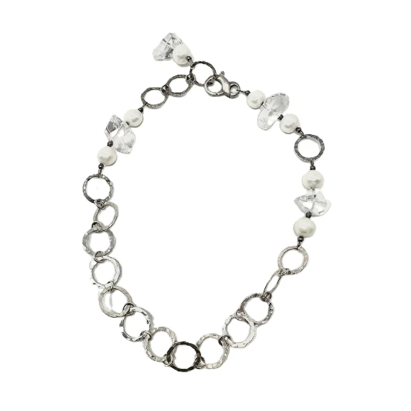 Necklaces and pendants with pearls for a classic and sophisticated touch-Necklace Sterling Silver