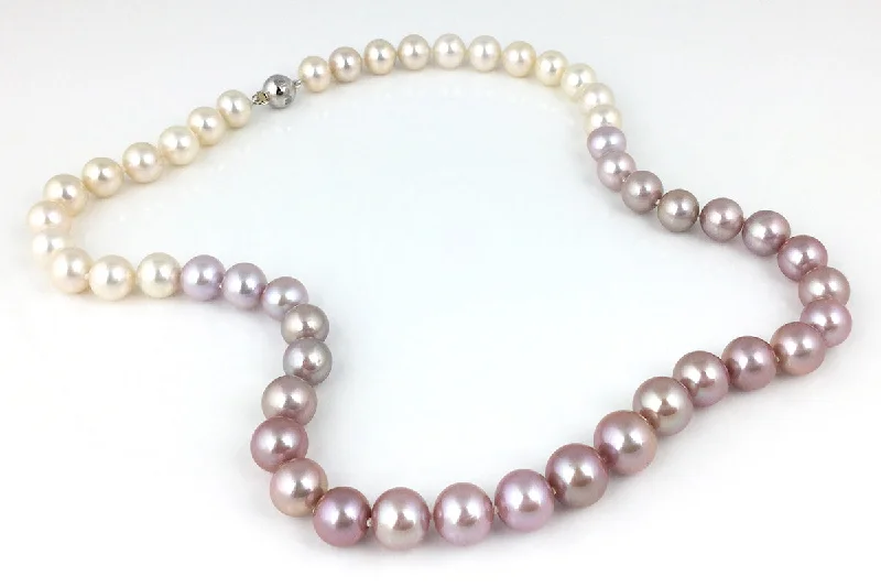 Necklaces and pendants with custom designs for a completely unique jewelry piece-OMBRE FRESHWATER PEARLS