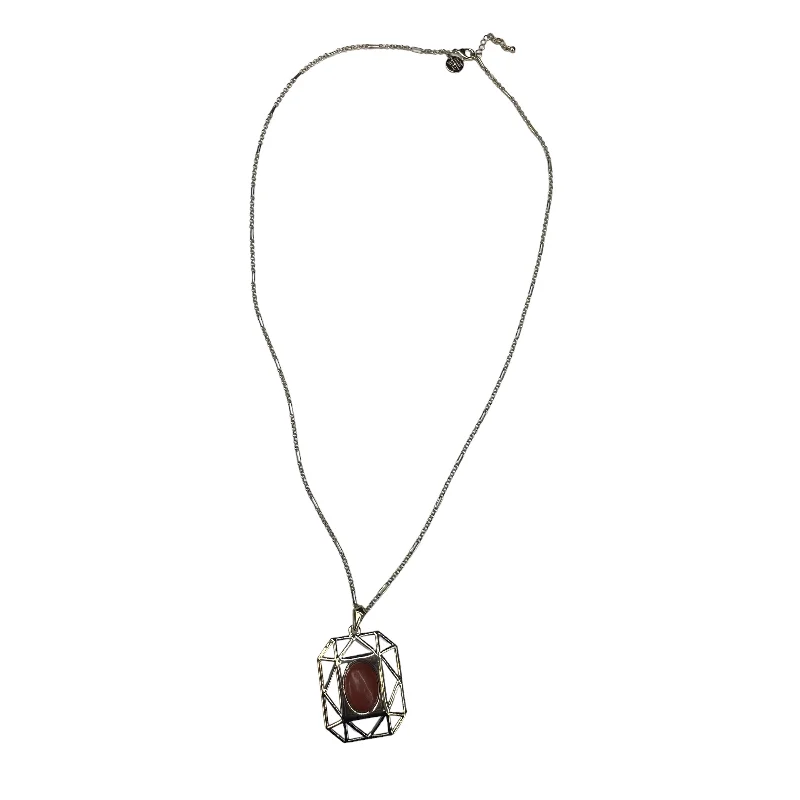 Elegant necklaces and pendants with onyx stones for a sleek, polished look-ORANGE NECKLACE PENDANT by WHITE HOUSE BLACK MARKET