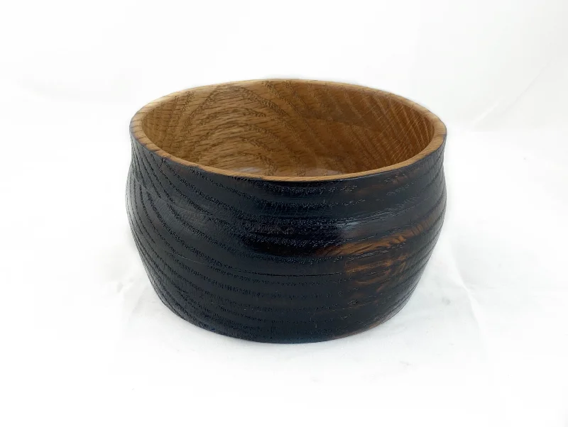 Necklaces and pendants with custom designs for a completely unique jewelry piece-Small Charred Oak Bowl