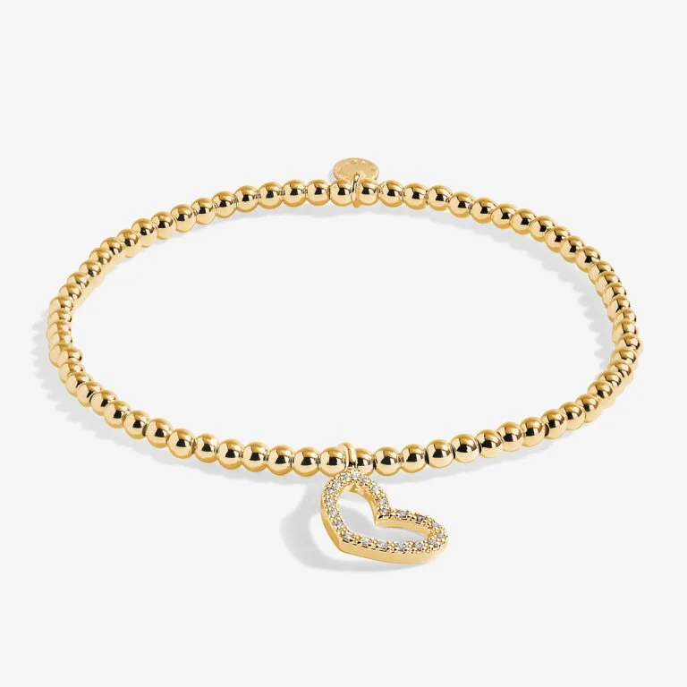 Sleek bangle bracelets with black enamel for a sophisticated and modern look-A Little 'Happy 40th Birthday' Bracelet in Gold-Tone Plating