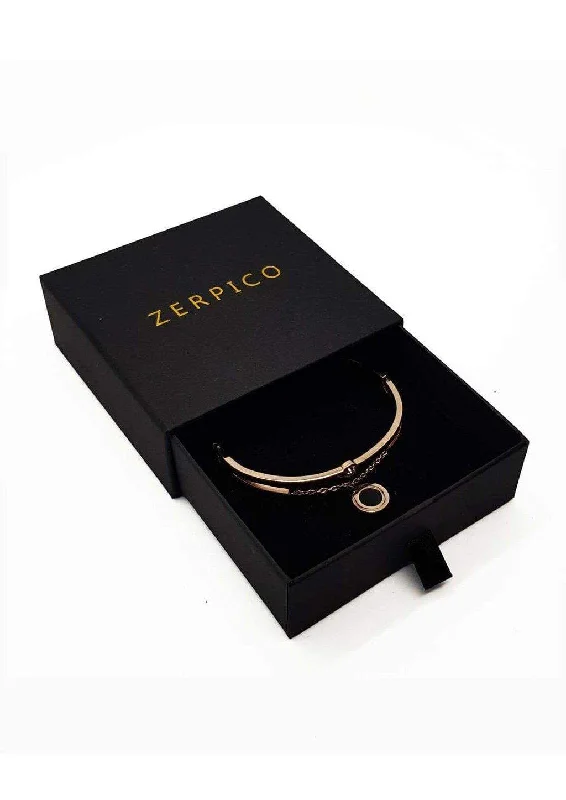 Stylish bangle bracelets with gemstone accents for a chic and modern look-Jericho Rosé Gold Bracelet