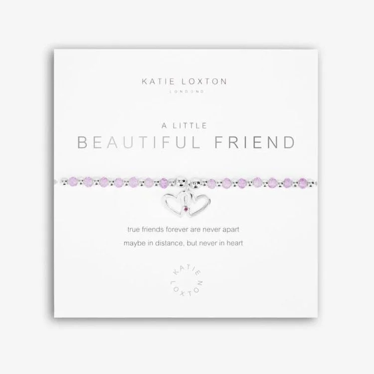 Wide bangle bracelets with bohemian designs for a bold and carefree style-Katie Loxton A Little Beautiful Friend Colorpop Bracelet