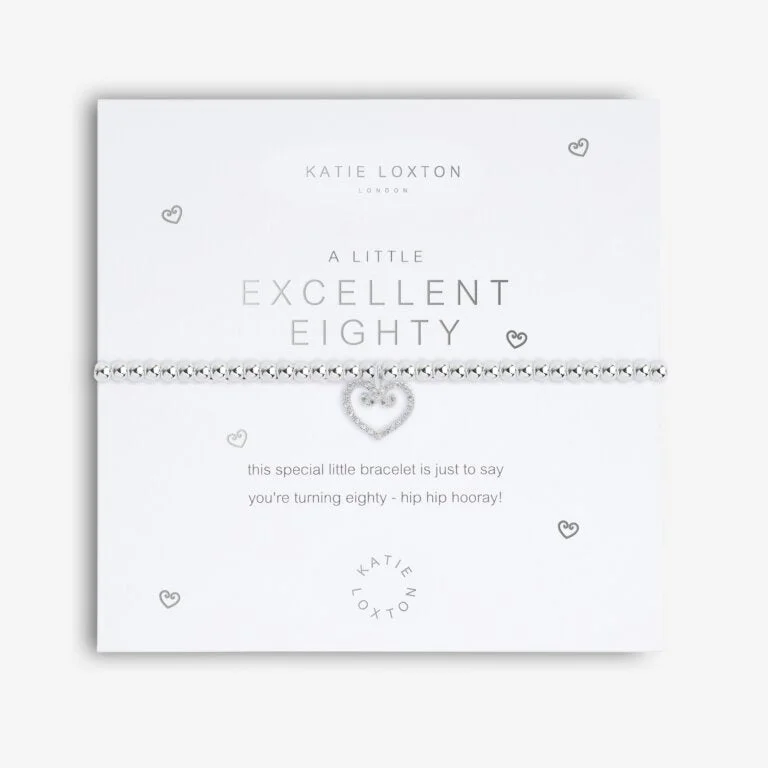 Art deco bangle bracelets with bold lines and shapes for a vintage-inspired flair-Katie Loxton A Little Excellent 80 Bracelet