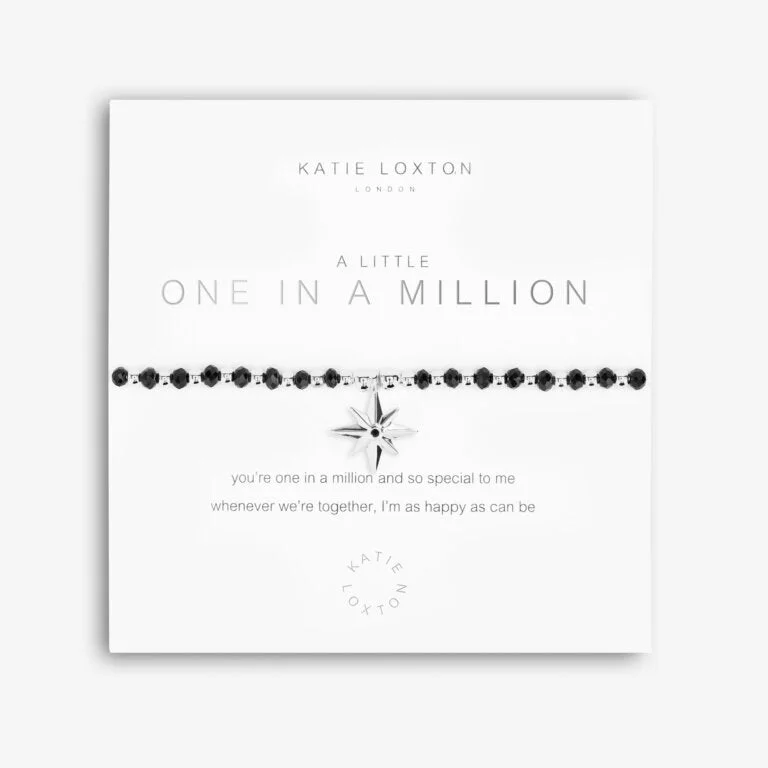 Best bangle bracelets with pastel-colored stones for a soft and delicate appearance-Katie Loxton A Little One In A Million Bracelet