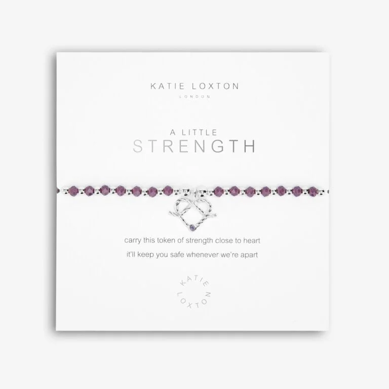 Traditional gold bangle bracelets with a smooth finish for a classic look-Katie Loxton A Little Strength Colorpop Bracelet